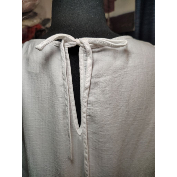 Ava & Viv 2X Maxi Dress Boho Tiered Colorblock Pockets Cotton Summer - Picture 7 of 11